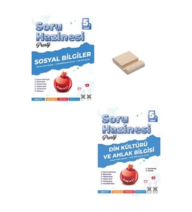5. Sınıf Prestij Sosyal Bilgiler ve Din Soru Hazinesi + Telefon Tutucu