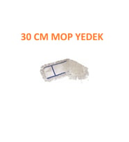 30 cm mop yedeği paspas seti, kaliteli kumaştan, 1 adet gönderilir