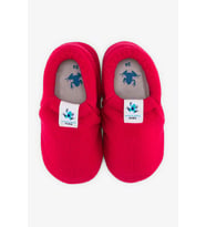 Hopfrög Polar Fleece Fuşya Polar Barefoot Patik (Hediye Seti)