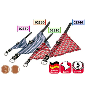 Karlıe Deri Bandanalı Boyun Tasma 62Cm Mavi