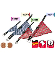 Karlıe Deri Bandanalı Boyun Tasma 62Cm Mavi