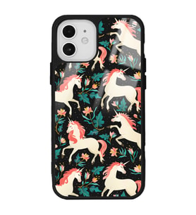 iPhone 12 Unicorn Desenli Tasarımlı Glossy Telefon Kılıfı