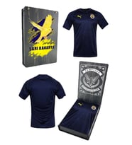 Fenerbahçe Orijinal A Takım Futbolcu Antrenman Çocuk T-Shirt Hediyelik Kutulu (Lacivert-Sarı)