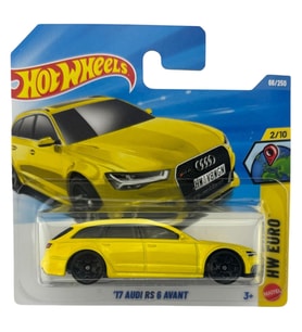 Hot Wheels - '17 Audi RS 6 Avant - Sarı (1/64) JJJ33