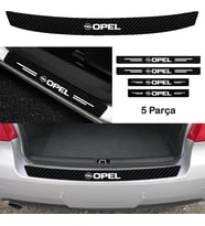 Opel Cascada İçin Uyumlu Aksesuar Oto Bağaj Ve Kapı Eşiği Sticker Set Karbon