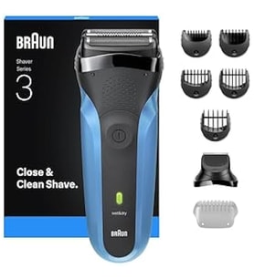 Braun Series 3 Elektrikli Sakal Şekillendirici Ve Tıraş Makinesi, Islak Ve Kuru, 310Bt