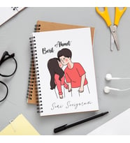 Seni Seviyorum - Sevgili Tasarımlı Defter Kişiye Özel