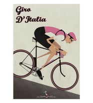 Giro D'ıtalia Tablo Ahşap Poster Dekoratif