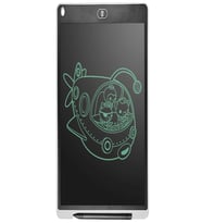 Büyük Digital Çok Amaçlı Yazı Tahtası Grafik Çizim Tableti LCD 12" Inc Ekran (Beyaz)