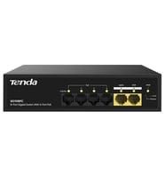 Tenda S106PC 6-Portlu 10/100 Mbps Lite PoE Uplink Switch (4 Port PoE Destekli 55W Toplam Güç)