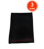 Siyah Krep Banyo Hamam Kesesi Peeling Eldiveni 17x27 cm x 3 Adet