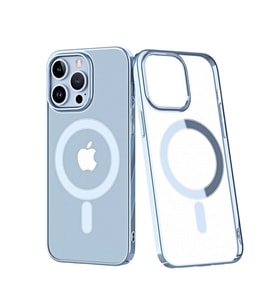 IPHONE 14 PRO UYUMLU ELEMENT SERT MAGSAFE TELEFON KILIF (Mavi)