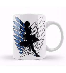 Attack On Titan  Mikasa Kupa Bardak Porselen