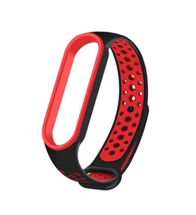 Xiaomi Mi Band 6 KRD-02 Suya Dayanıklı Delikli Renkli Silikon Kordon NO1