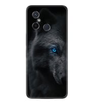 Xiaomi Redmi 12C Kılıf Resimli Desenli Silikon Platinium Series Dark Wolfs 1834