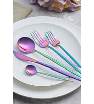 Orion Rainbow 30 Parça 6 Kişilik Çatal Kaşık Bıçak Seti (Çok Renkli)