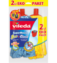 Çiftli Süper Mocio Eko Paket, Çok Yönlü Temizlik Seti