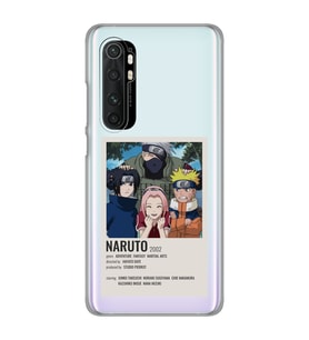 Xiaomi Mi Note 10 Lite Uyumlu Naruto Anime Desenli Şeffaf Telefon Kılıfı