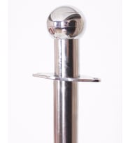 Protokol Köşesi Krom Bariyer - 75 cm