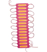20 Adet 24 volt 2 Watt Pembe Cob Led Modül IP65