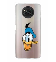 Xiaomi  Poco X3 Pro  Kamera Korumalı Kapak Donald Duck Tasarımlı Şeffaf  Kılıf
