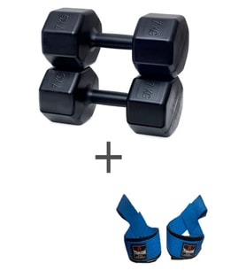 7 kg Çift Dambıl ve Ağırlık Strap(7 kg 2 Adet Gönderilmektedir)