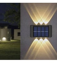Aplik Güneş Enerjili Solar Bahçe Lambası Çift Yönlü