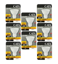 (8 Adet) Cata 9W (50W) Beyaz Işık (6500K) Dim Edilebilir GU10 Duylu Led Spot Ampul