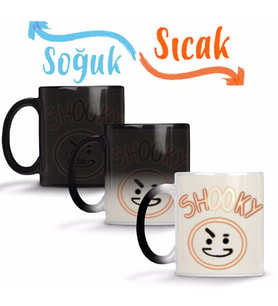Bt21 Glowing Shooky Bts Sihirli Kupa Bardak Porselen