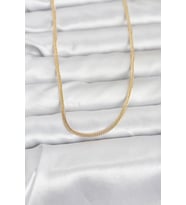 CM 14K Gold Renk Dolgun Zincir Model 60 cm Kadın Kolye