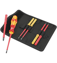 WERA KraftForm Kompact  VDE 7 Parça 1000 Volt İzoleli Tornavida Takımı (05006600001)