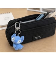 Mavi Sevimli Peluş Canavar Charm Anahtarlık – Mini Süs ve Hediye Aksesuarı
