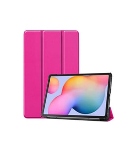 Lenovo Tab P11 Pro 11.2" 2.Nesil Uyumlu Zore Smart Cover Standlı 1-1 Kılıf (K.Pembe)