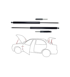 Volkswagen Golf V Bagaj Amortisörü - Model Yılı 04 > 08 - Oem No: 1k6827550d