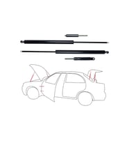 Volkswagen Golf V Bagaj Amortisörü - Model Yılı 04 > 08 - Oem No: 1k6827550d