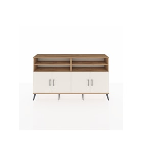 Arges Konsol 6 Raflı 4 Kapaklı 176x30x99 Çam-Aytaşı/Çam