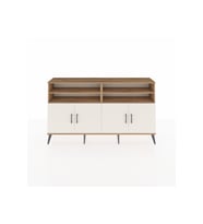Arges Konsol 6 Raflı 4 Kapaklı 176x30x99 Çam-Aytaşı/Çam