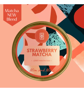 Mim and More Strawberry Matcha - Çilekli Matcha 25 Gr