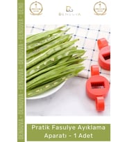 #FasulyeAparatı Mutfak Taze Sebze Hazırlama Paslanmaz Çelik Keskin Bıçaklı Ergonomik Fasulye Ayıklam