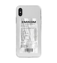 Iphone X ve XS Uyumlu Eminem Tasarımlı Şeffaf Telefon Kılıfı