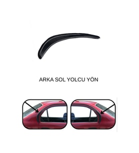 Toyota Corolla AE101 Arka Sol Tavan Devam Çıta 1992-1997