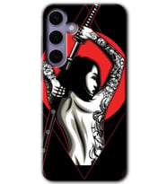 Galaxy S24 Kılıf HD Desen Baskılı Kılıf - Samurai Girl