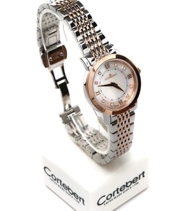 Rose Gold Sedef Model Cortebert Lüks Bayan Kol Saati