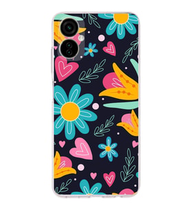 PrintiFy Tecno Camon 19 Neo ile Uyumlu Retro Color 1  Kamera Korumalı Şeffaf  Kılıf