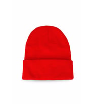 Neon Turuncu Basic Bere Unisex  Turuncu Bere Kırmızı-Standart