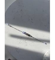 925 ayar gümüş çocuk bileklik 15 cm nazarlıklı