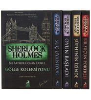 Sherlock Holmes Bütün Hikayeler 5 Kitaplık Kutulu Set (Krem)