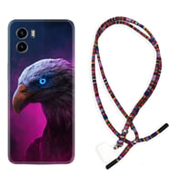 Vivo Y15S Y32 Y33S Y51 Y53S Kılıf Boyun Asklı Rasta Silikon Kartal 1622
