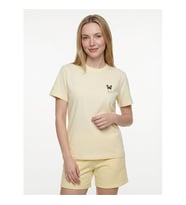 Loft Boxy Fit Sarı Kadın T-Shirt LF2043052