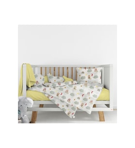 Flanel ( Pazen ) Kumaşından %100 Pamuklu Bebek Nevresim Takımı 100x150